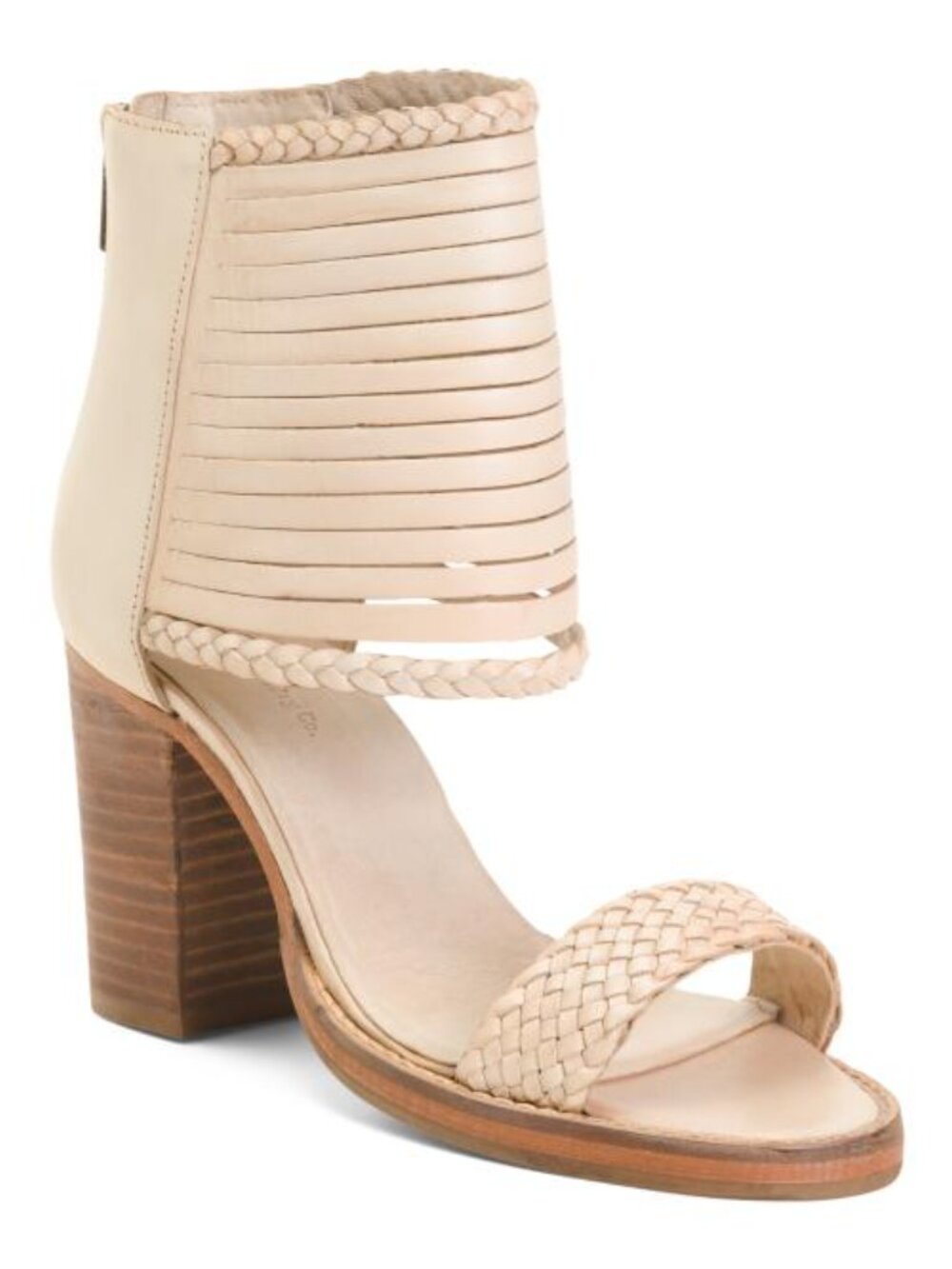 VINTAGE FOUNDRY Leather Leila Heeled Sandals - Picture 1 of 3